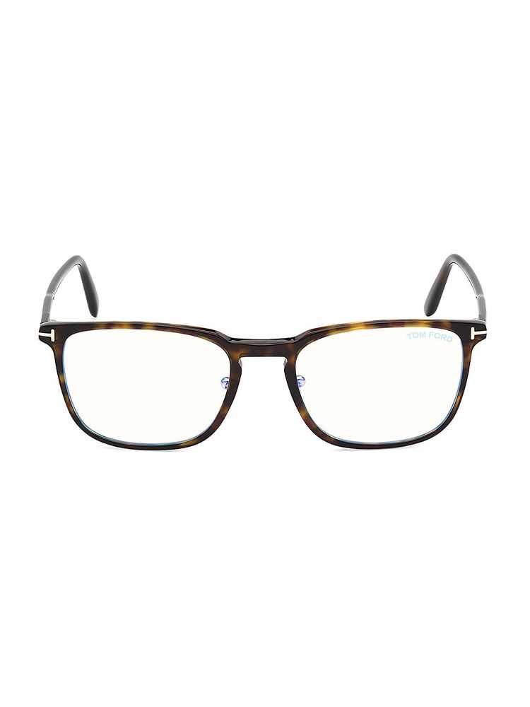 Tom Ford Men's 53MM Blue Filter Square Glasses | The Summit