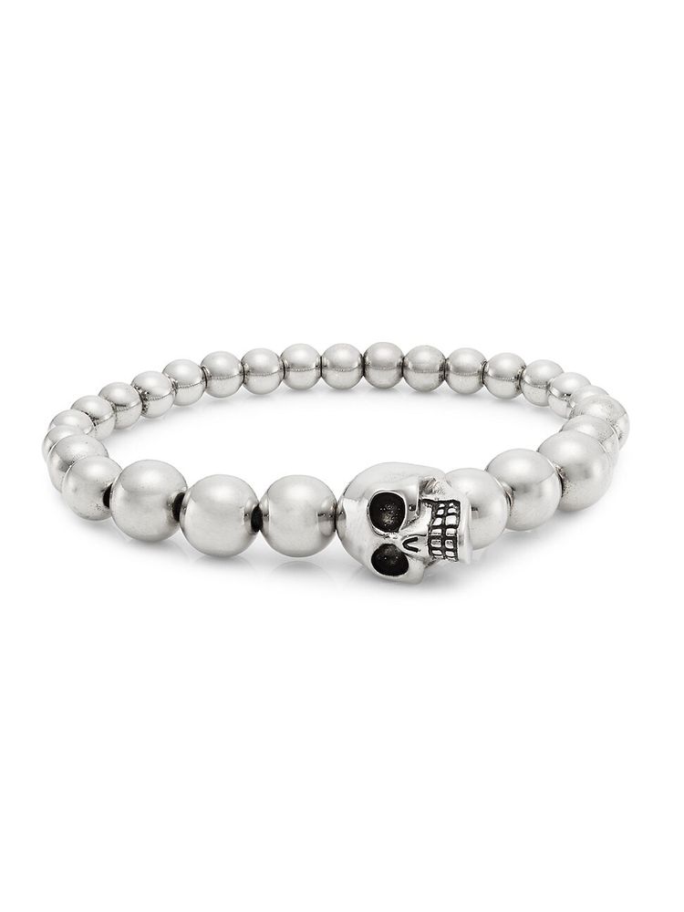 alexander mcqueen skull ball bracelet