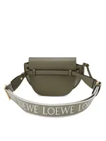 Gate Dual Mini Shoulder Bag in Green - Loewe