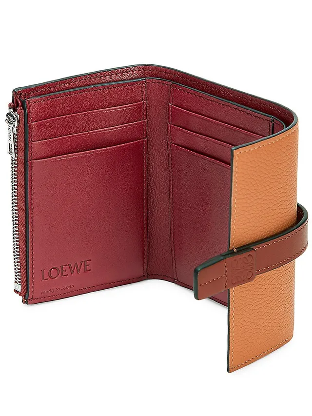 Loewe Women's Anagram Leather Trifold Wallet - Light Caramel One-Size