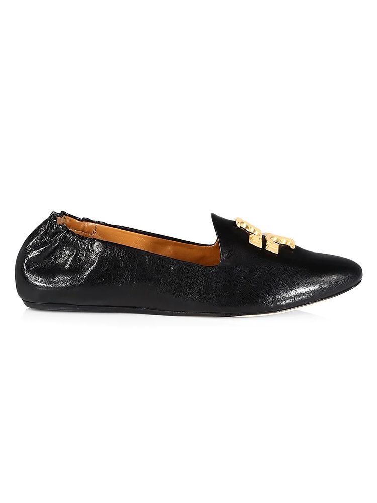 Tory Burch Women's Eleanor Logo Leather Loafers | The Summit