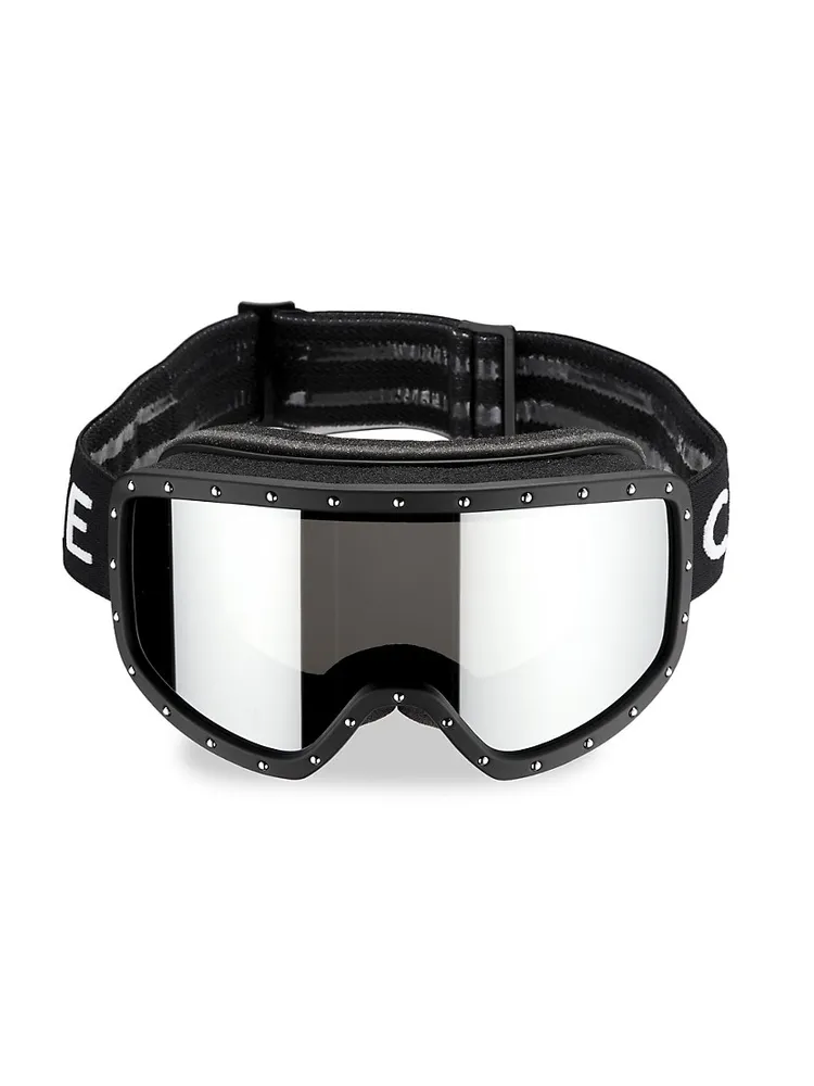 Black Smoke Lens Snow Goggles by Moncler Genius