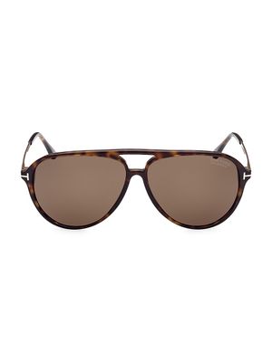 Tom Ford Men's Raoul 62MM Tortoiseshell Aviator Sunglasses - Havana | The  Summit