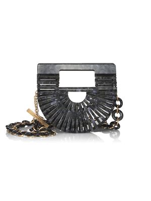 Women's Nano Gaias Ark Acrylic Belt Bag - Black