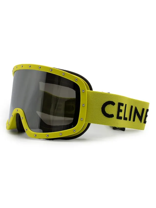 Celine Injected Ski Mask Goggles - Matte Yellow