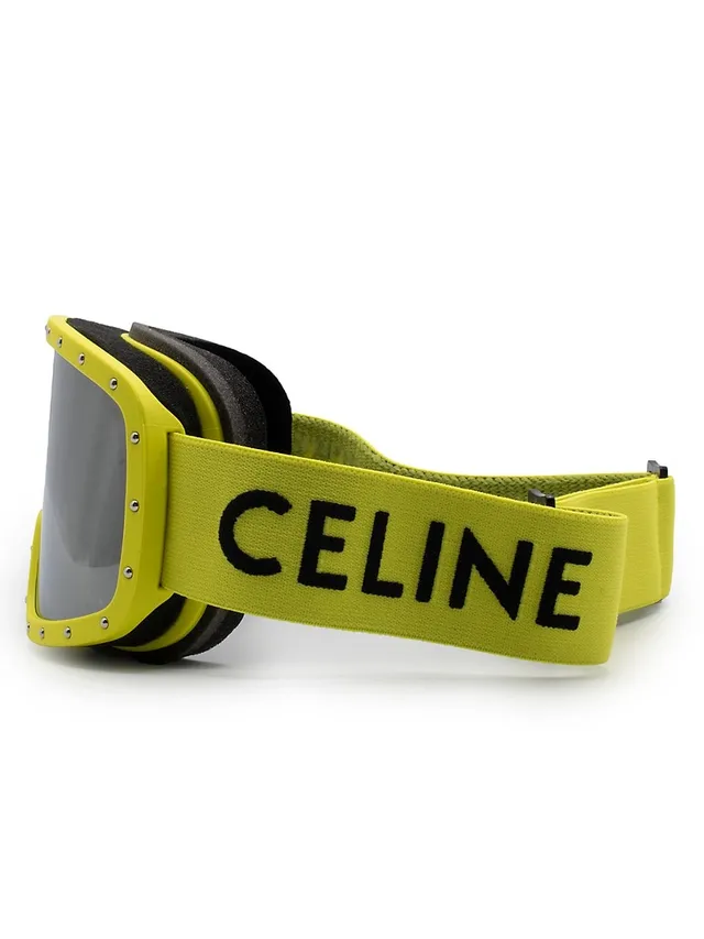 Celine Injected Ski Mask Goggles - Matte Yellow