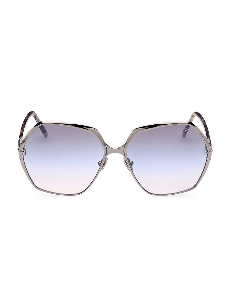 Tom Ford Women's Fonda 60MM Geometric Sunglasses | The Summit