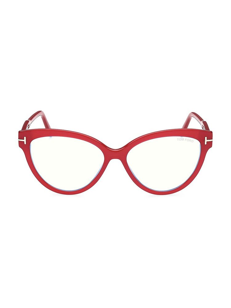 Tom Ford Women's 56MM Cat Eye Optical Glasses - Opal Fuschia | The Summit