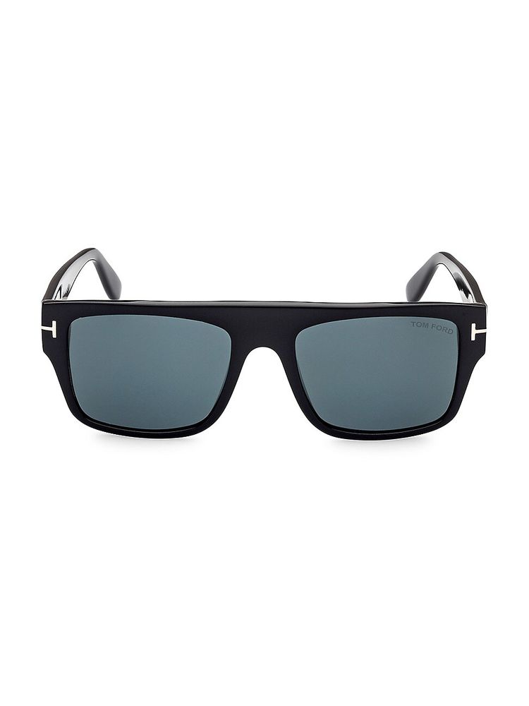 Tom Ford Women's Dunning 55MM Rectangle Sunglasses - Black | The Summit