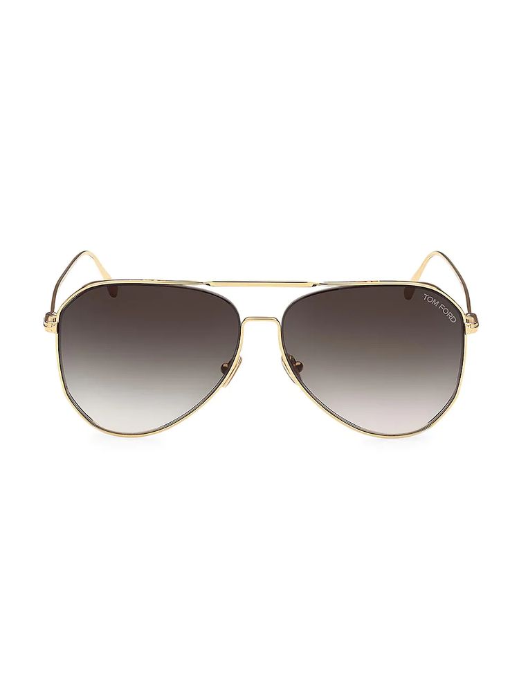 Tom Ford Women's Charles 60MM Pilot Sunglasses | The Summit