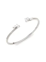 Bracelet Or 18k Serti Diamants Mini