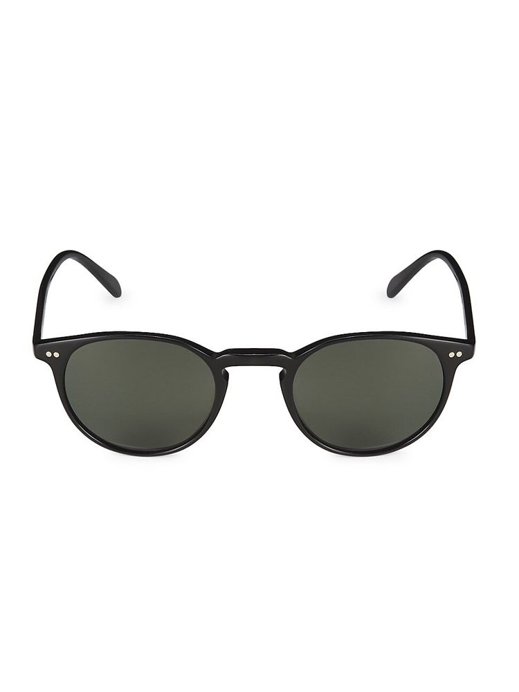 Oliver Peoples Women's Riley 49MM Round Sunglasses | The Summit