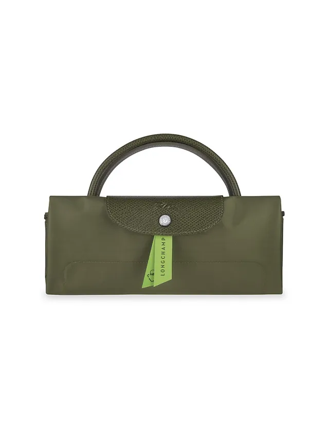 Longchamp Women's Small Le Pliage Green Top Handle Bag - Forest