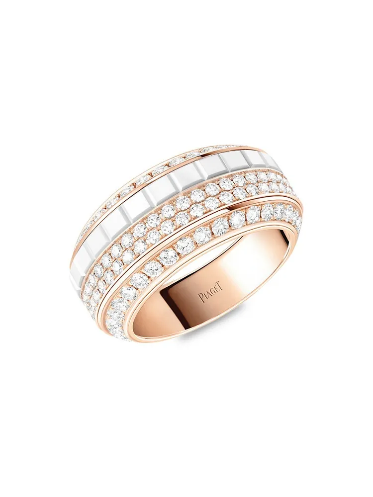 Piaget Rose Diamond 18K Rose Gold Ring