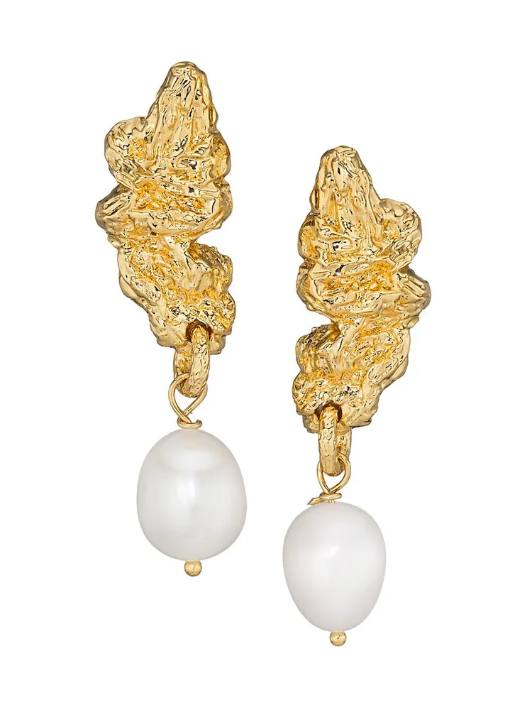 Buy online Adwitiya Collection 24k Gold Plated Clear Embellished Pearl Drop  Earrings from Imitation Jewellery for Women by Adwitiya Collection for  1009 at 65 off  2023 Limeroadcom