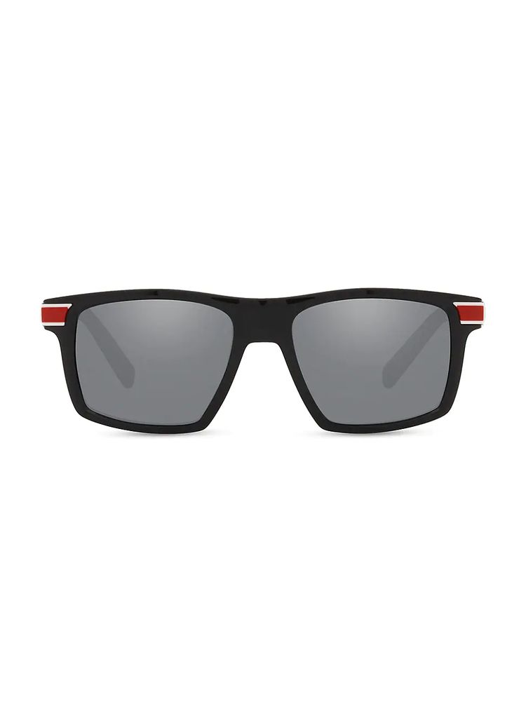 DOLCE & GABBANA Men's 54MM Mirrored Sunglasses - Black | The Summit