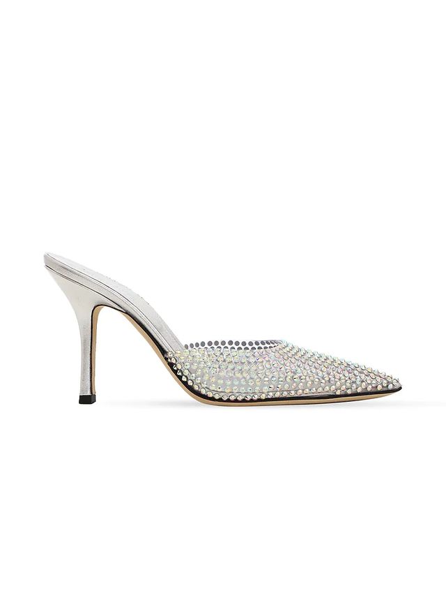 Prada Women's Crystal-Embellished Mules | The Summit