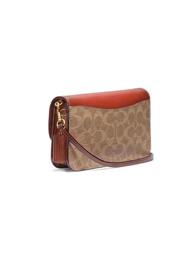 Coach Hayden Monogram Canvas Clutch Crossbody Bag