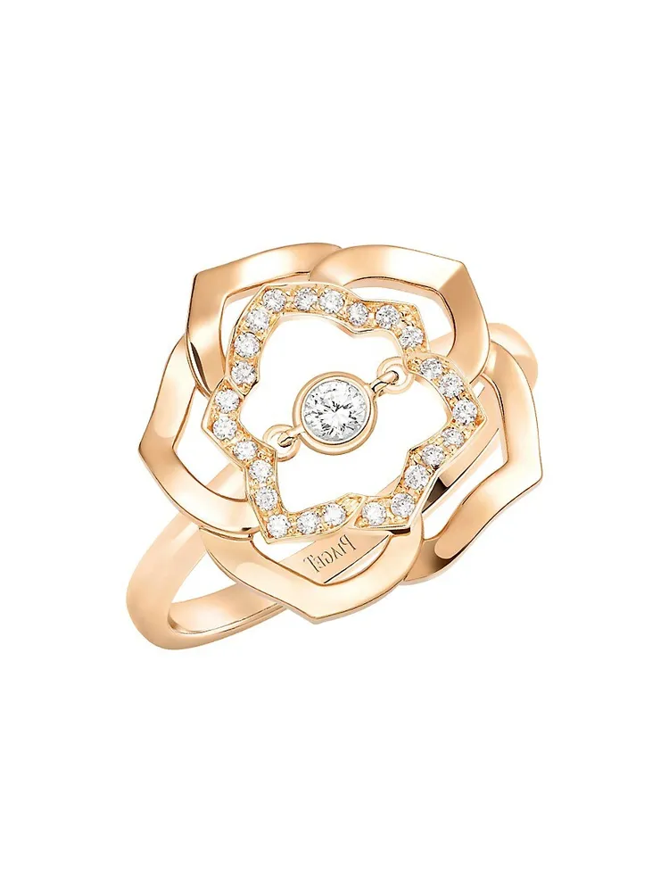 Piaget Rose Diamond 18K Rose Gold Ring