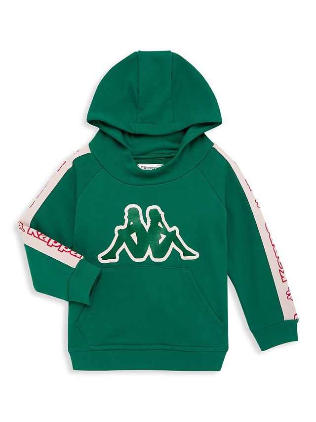 plan Specificiteit peddelen Kappa Little Kid's & Kid's Apet Logo Tape Hoodie - Green - Size 10 | The  Summit