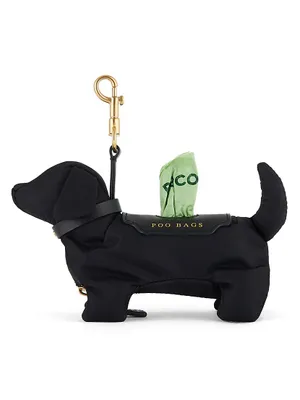 Faux Leather Dachshund Bag Charm