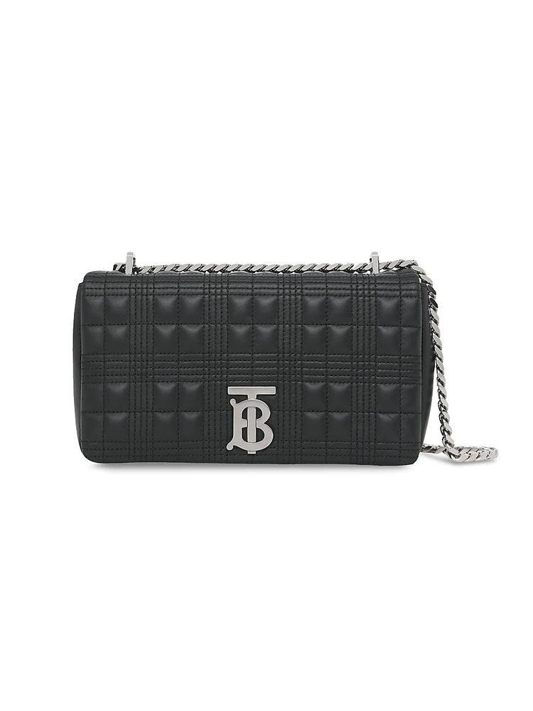 Burberry Women's Small Lola Quilted Leather CL Bag - Black | The Summit