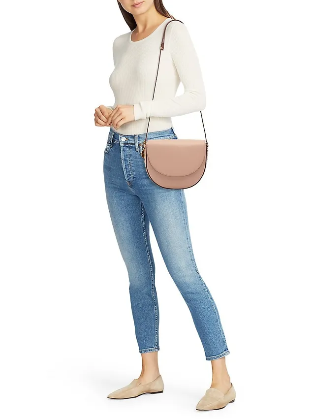 Women Blush Frayme Small Flap Shoulder Bag