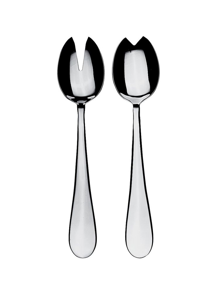 Mepra Natura 2-Piece Salad Server Set - Silver | The Summit