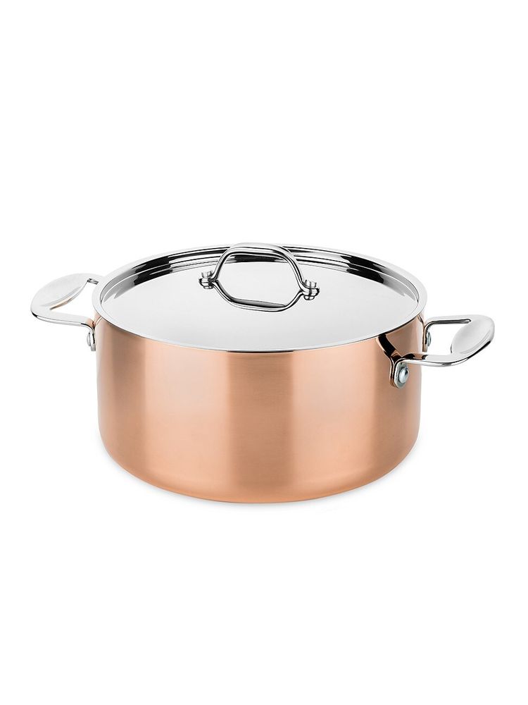 bloeden Krankzinnigheid Rust uit Mepra Toscana Copper Pot & Lid - Copper | The Summit