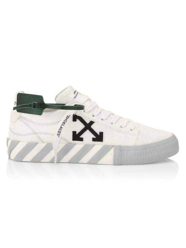 betalingsmiddel deltage parkere Off-White Women's Vulcanized Low-Top Sneakers - White Black | The Summit