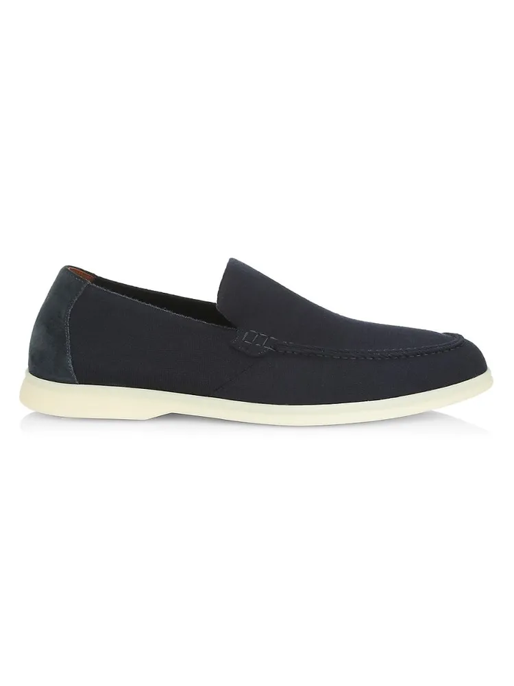 Summer Walk Suede Loafers in Grey - Loro Piana Kids