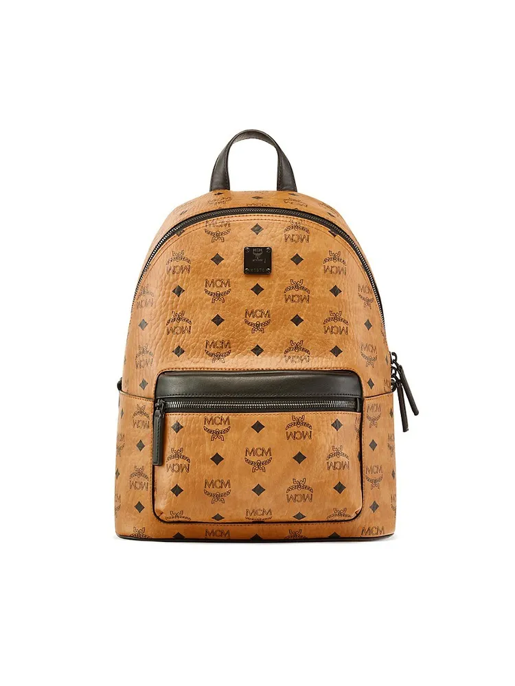 Balenciaga Men's Signature Medium Backpack Bb Monogram Jacquard Canvas - Brown - Backpacks