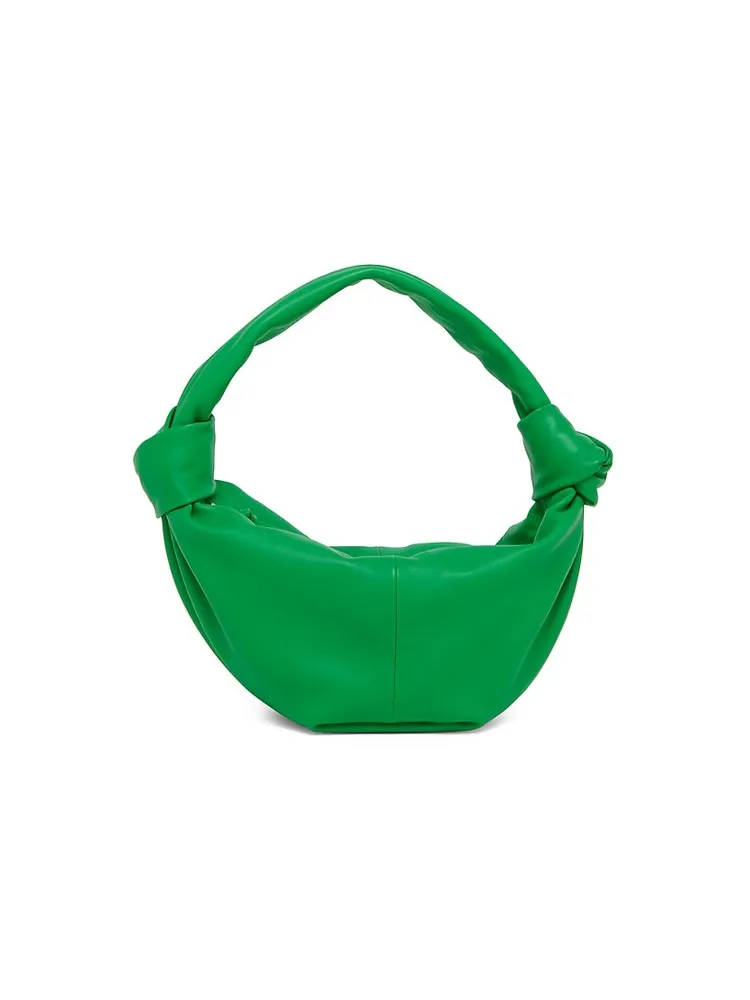 Bottega Veneta Double Knot Top Hangdle Bag Parakeet