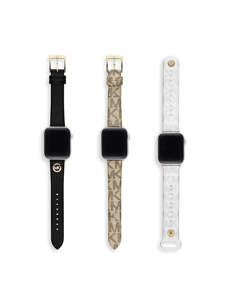 Michael Kors Women's Apple Watch Band 3-Piece Interchangeable Set | The  Summit