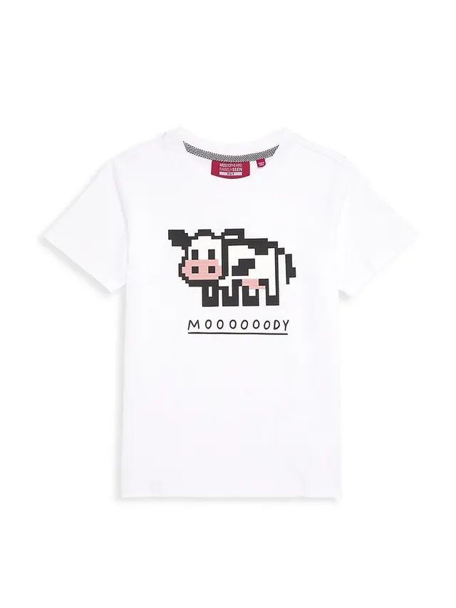 PiccoliNY Little Kid's & Kid's Hot Dog Pretzel NY T-Shirt White Multi