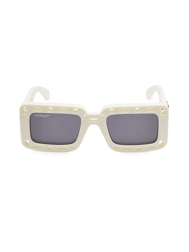 Off-white Nassau 147mm Rectangular Sunglasses In Multicolor