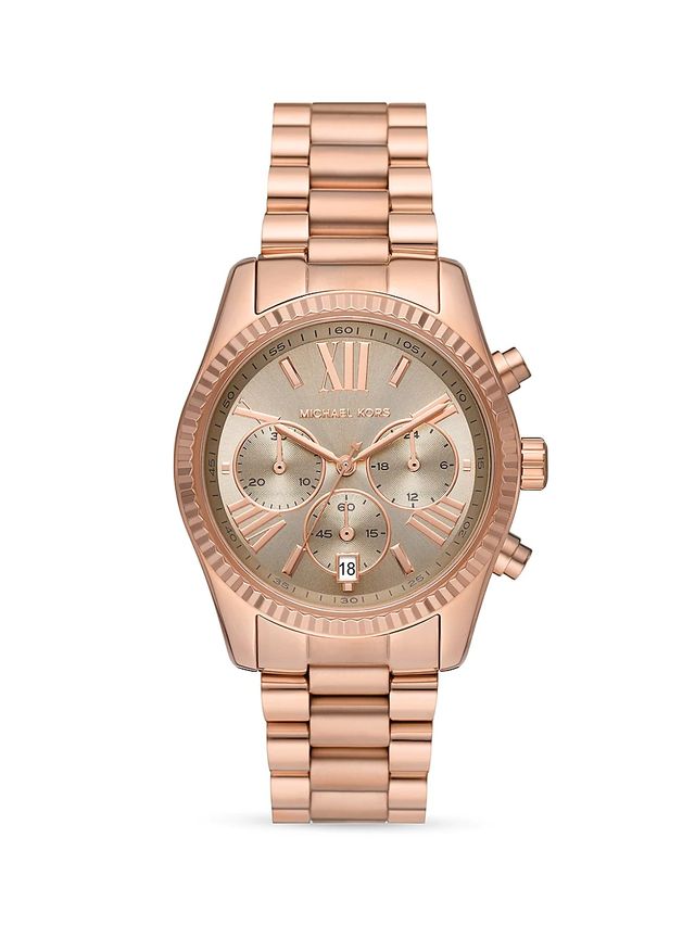 Michael Kors Women's Whitney Chronograph Goldtone Stainless Steel Watch |  The Summit