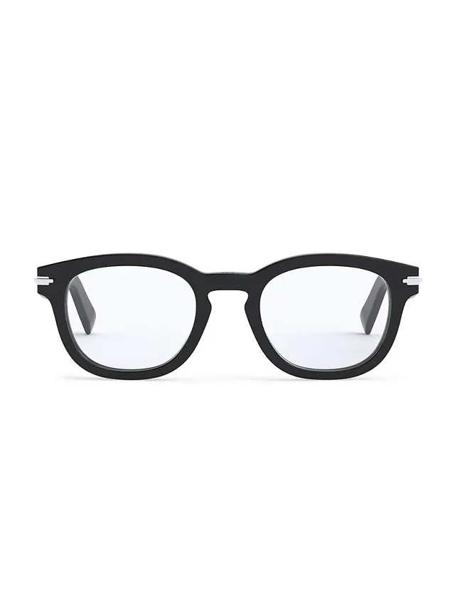 Retro Nerd Costume Glasses - Oversized Black Hipster Eyeglasses with C