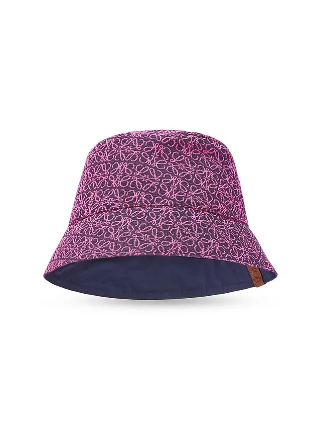 Men's Denim Visetos Jacquard Bucket Hat