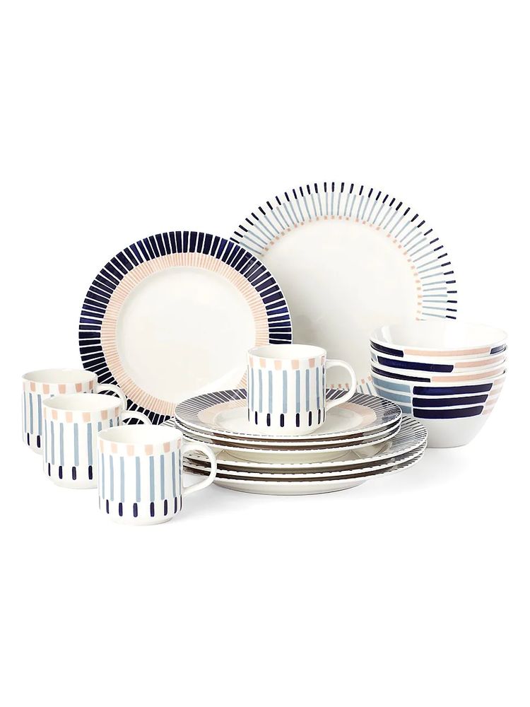 Kate spade new york Brook Lane 16-Piece Set - White | The Summit