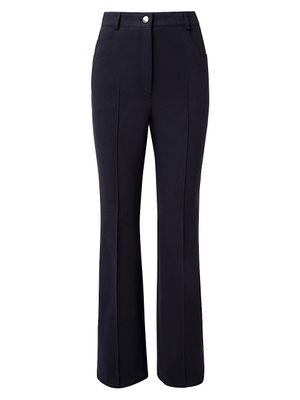 Michael Kors Collection Women's Brooke Flared Trousers - Navy | The Summit