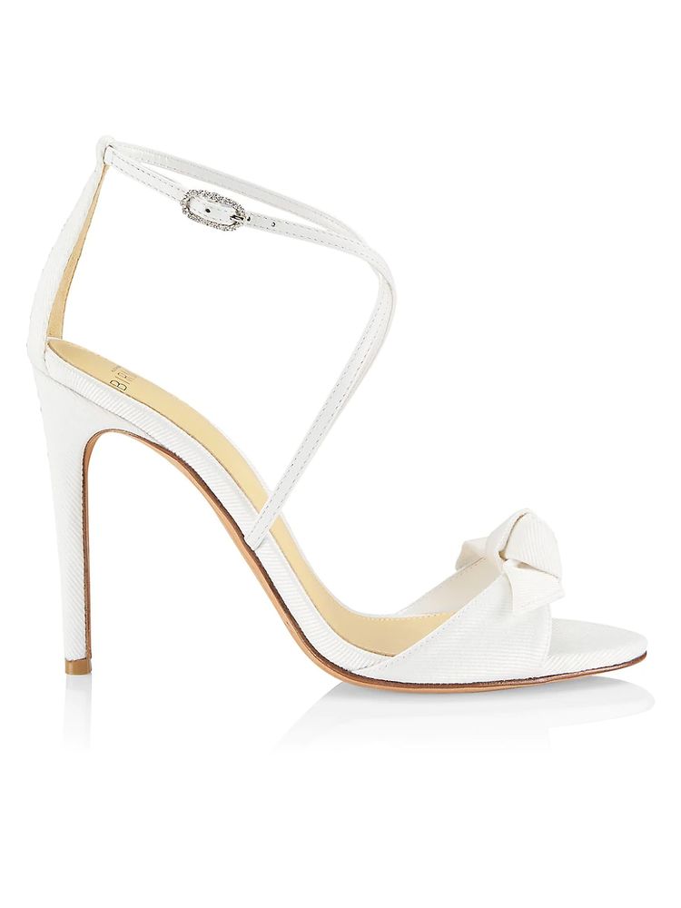 Alexandre Birman Women's Clarita 100 Satin Bridal Sandals - Pearl | The  Summit