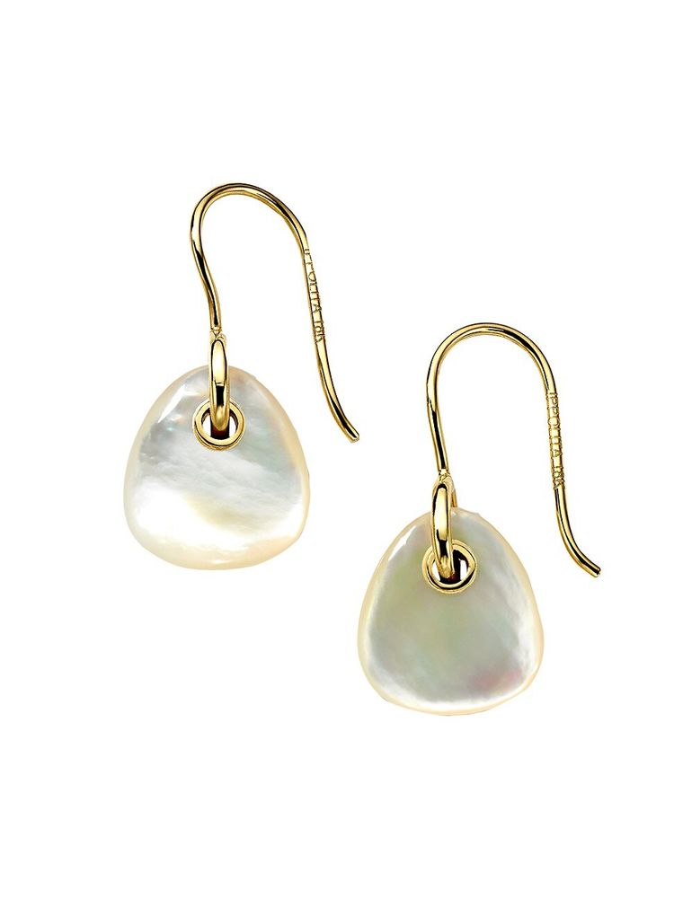 Ippolita Women's Small 18K Green Gold & Mother-Of-Pearl Drop Earrings -  Gold | The Summit