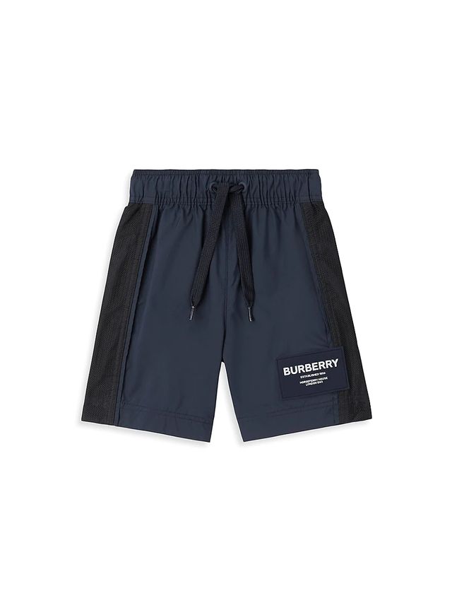 Burberry Baby's & Little Boy's Polyamide Logo Swim Trunks - Midnight - Size  12 Months | The Summit