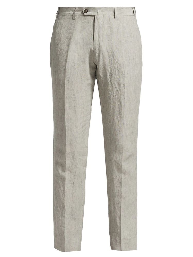 Emporio Armani Men's Wool Pleated Pants - Grey - Size 38 | The Summit