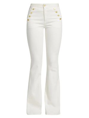 Women's Helena Flare Jeans - White