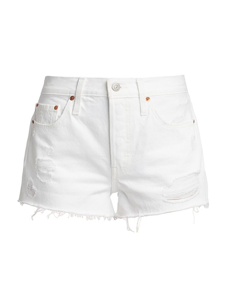 Levi's Women's 501 Original Distressed Shorts - Everything S Fine | The  Summit