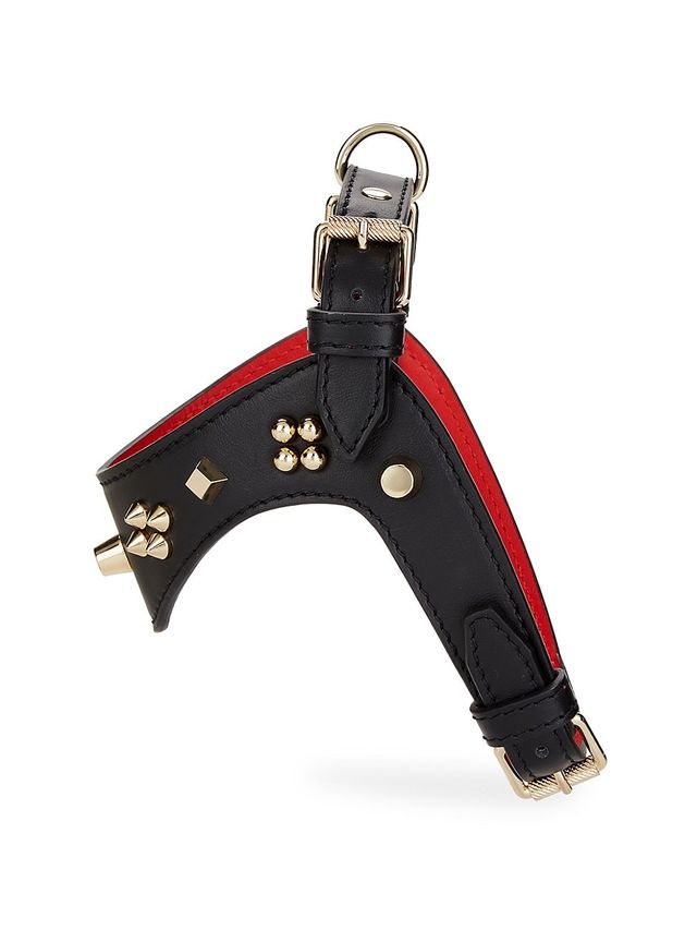 Christian Louboutin Small Loubicollar Leather Pet Collar