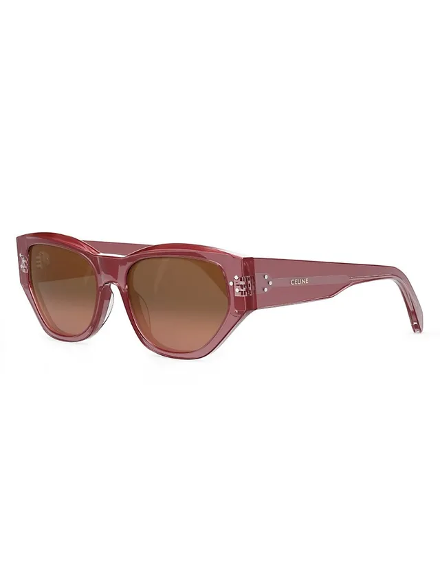 Dior Women's Lady Studs Embellished Square Sunglasses, 54mm