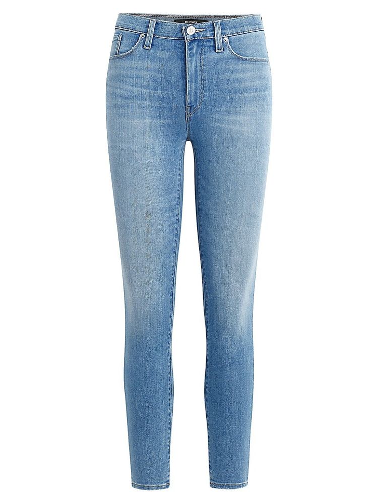 bestrating Zeehaven vloek Hudson Jeans Women's Barbara High-Rise Stretch Crop Super-Skinny Jeans -  Waterfalls | The Summit